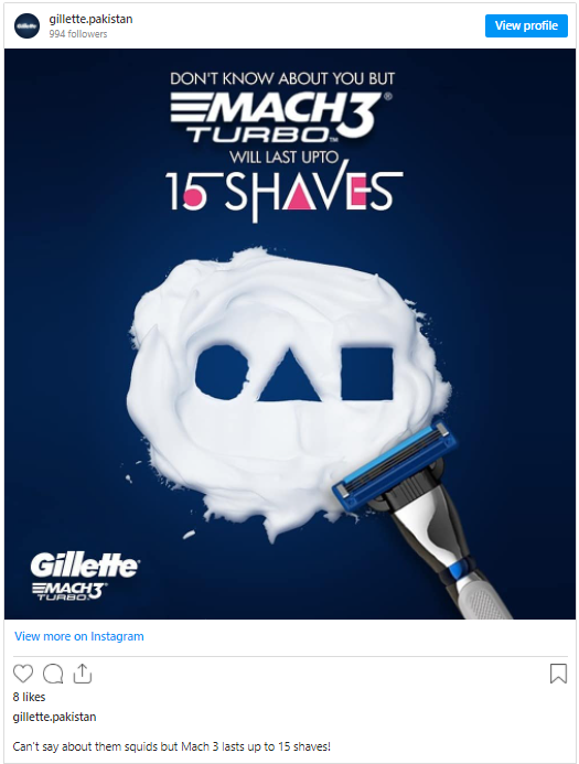 Gillette Razor Ad with squid games reference